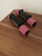 Damen Mini Hanteln Pink Grau
