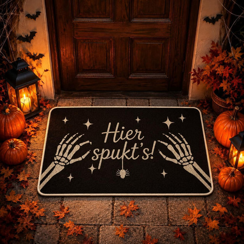 Halloween deko fußmatte mit - fußmatte,