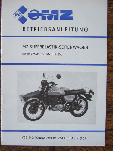 Superelastik seitenwagen - mz,