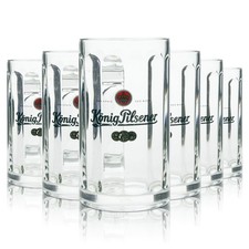 6x König Pilsener Bier Glas