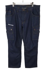 Dunderdon P60 Herrenjeans W40/L32 Regular Fit Dunkler Denim Blau