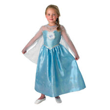 ELSA KOSTÜM MÄDCHEN Karneval Party Kinder Kleid Disney Frozen Märchen Eiskönigin