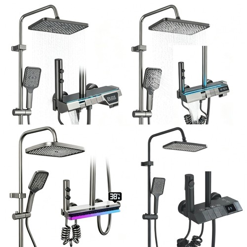 Duschsystem led duscharmatur - led,