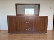 Tepe Home kommode mit schubladen und Spiegel Side Board Wohnzimmer Schrank
