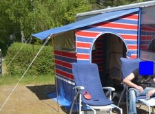 Wintervorzelt für Wohnwagen