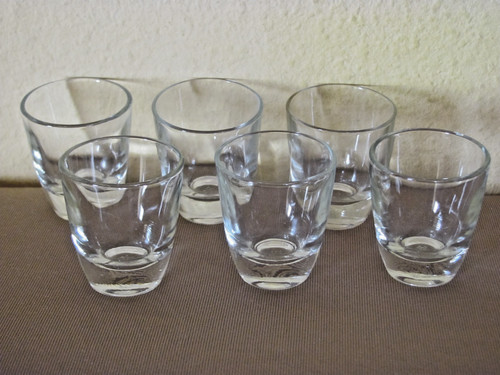 Vintage 6 schnapsgläser - *,