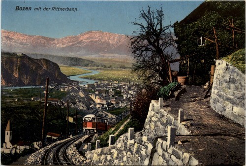Bozen mit der - , rittnerbahn