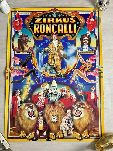 Zirkus roncalli plakat - zirkus,