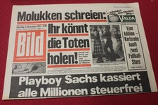 Bild Zeitung 6. Dezember 1975 50. Geburtstag * Playboy Gunter Sachs