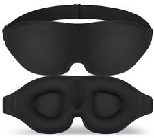 Schlafmaske Herren Augenmaske 3D Schlafbrille Reise Schlaf Maske Augen Premium