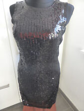 MARC CAIN Damen Kleid Schwarz mit Pailletten   Größe N2/N3 (36-38)