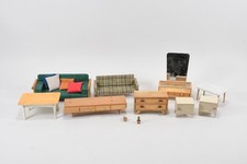 C25G11- Konvolut Vintage Puppenstuben Möbel aus Holz
