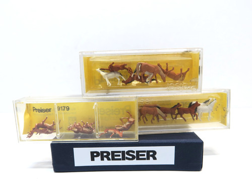 Drei sets tiere pferde - sets, tiere,