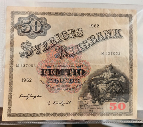 Schweden sweden 50 kronen - 50,