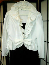 Abendbluse mit passendem Rock hauchzart Gr. 40-42, wie neu, zeitlos