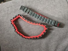 Fischertechnik Raupenkette 30 schwarze Platten mit 30 Halteglieder und 30...