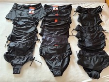 Restposten Konvolut Sonderposten Bademoden Paket 20 Slip In Schwarz NEU 01
