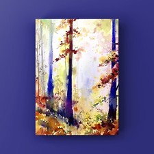 Malerei Original Aquarell