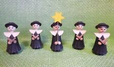 Kurrende 5-teilig schwarz/natur**echt Erzgebirge**Holz**NEU & OVP