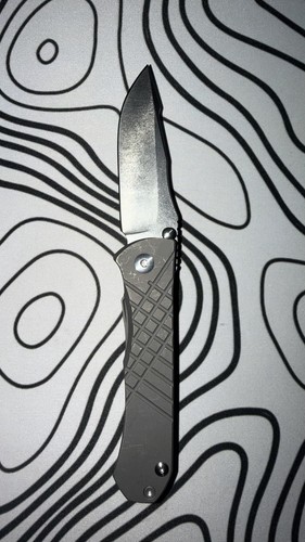 Edc knife titanium frame - edc,