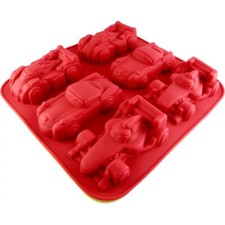 3D Silikon Backform Rennwagen