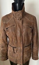 JCC Biker Leder Jacke Braun Gr 38 Np 220 Euro ❤️❤️❤️