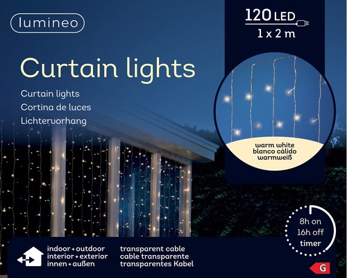 Lumineo lichtervorhang curtain - lichtervorhang,