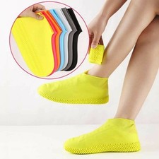 Silikon Überschuhe Wasserdichte Schuh-Überzieher Rutschfeste Regen Schuhe G1V0