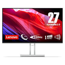 Lenovo L27i-4A  Monitor 27 Zoll Full HD Bildschirm IPS 100 Hz 1 ms Grau 