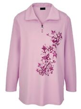 SWEATSHIRT malve-beere-weiss