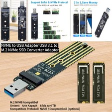NVMe to USB Adapter, M.2 SSD