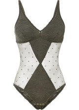 Body Gr. 40/42 Grün Damen Unterwäsche Dessous Neu