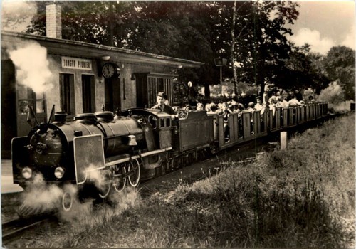 Pioniereisenbahn volkspark - pioniereisenbahn, im