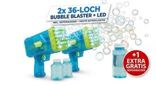 2x LED Seifenblasenmaschine