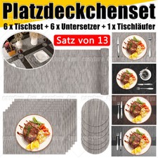 13er Set PVC Tischset
