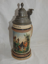 Gründerzeit Bierkrug "Burg