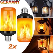 2X E27 Flammen Glühbirne LED