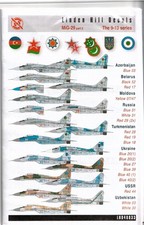 Linden Hill  Decals Nr.LHD48033 MiG-29 Part 2 the 9-13 Serie 1/48