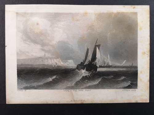 Stahlstich 1850 arcona - um, 1850.