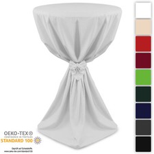 Stehtischhusse mit Satinband