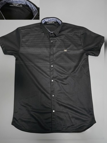 Prada nylon kurzarmhemd - re-nylon,