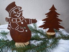 Schneemann & Tanne, 17 cm