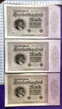 Inflation 3x 100 000 Mark