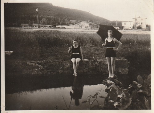 Vintage foto schöne junge - vintage,