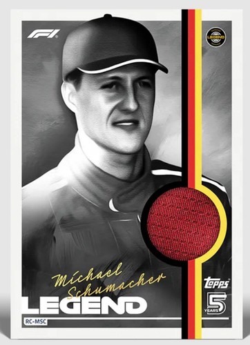 Topps michael schumacher relic - michael,