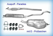 Abgasanlage ab Kat. Schalldämpfer für Opel Zafira B 1.6 & 1.8 A05 115&140PS +Kit