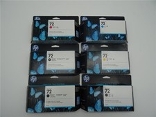 Original HP 72 / C9403A +C9370A+C9371A+C9372A+C9373A+C9374A / 6 Farben für T1100
