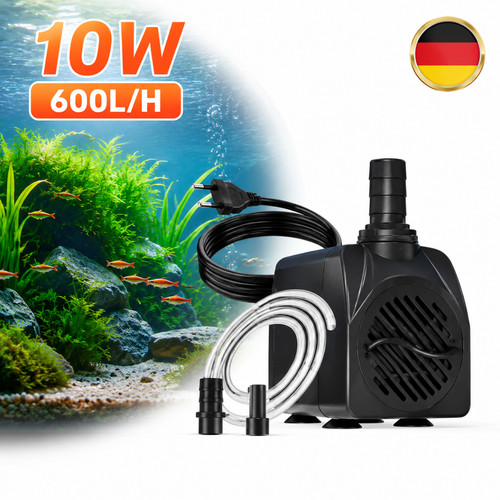 Teichpumpe klein 10w 600l - teichpumpe,