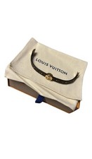 Louis Vuitton Leder Armband – Wende-Design (Schwarz / Monogram Canvas) – BC0290