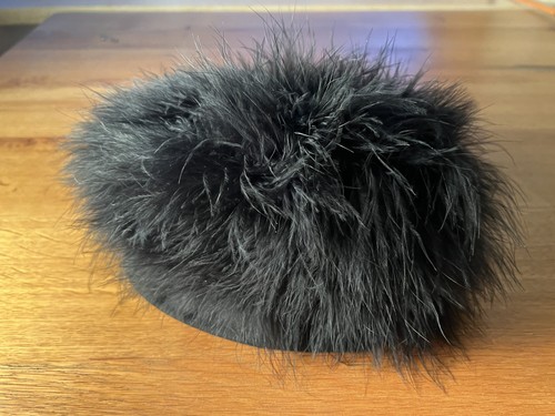 Vintage federhut schwarz - vintage,